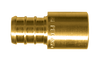 1/2 x 1/2" Lead Free Brass PEX Hose Barb - Male Sweat-On Adapter  LF-PEX-125SW-10
