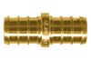 3/8 x 3/8" Lead Free Brass Pex Hose Barb Splice  LF-PEX-129-8