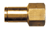 1/4 x 1/4" Brass Push-To-Connect - Female NPT Connector  PC66-4B