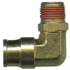 3/8 x 1/4" Brass Push-To-Connect - Male NPT Swivel 90° Elbow  PC69SW-6B