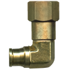 1/4 x 1/8" Brass Push-To-Connect - Female NPT Swivel 90° Elbow  PC70SW-4A