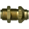 3/8" Brass Push-To-Connect Bulkhead Union  PC77-6