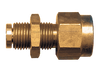 1/4 x 1/4" Brass Push-To-Connect - Female NPT Bulkhead Union  PC86-4B