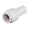 3/4 x 1" JG® White Polypropylene CTS Twist Lock - Male Stem Connector  PEI063628