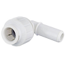 3/4 x 3/4" JG® White Polypropylene CTS Twist Lock - Male Stem 90° Elbow  PEI222828