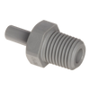 1/4 x 3/8" JG® Grey Acetal Male Stem - Male NPT Adapter  PI050823S