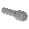 1/2 x 3/8" JG® Grey Acetal Male Stem - Push-To-Connect Reducer  PI061612S