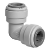 1/2 x 1/2" JG® Grey Acetal Male Stem - Push-To-Connect 90° Elbow  PI221616S