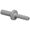 1/4 x 5/16" JG® Grey Acetal Male Stem - Hose Barb Connector  PI250810S