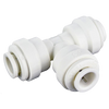 1/4" JG® White Polypropylene Push-To-Connect Tee  PP0208W