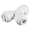 3/8" JG® White Polypropylene Push-To-Connect Tee  PP0212W