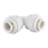 1/4" JG® White Polypropylene Push-To-Connect 90° Elbow  PP0308W