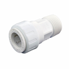 1 x 1" JG® White Polysulfone CTS Twist Lock - Male NPT Connector Connector  PSEI013628