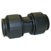3/8" JG® Black Polysulfone CTS Twist Lock Union  PSEI0416E