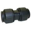 1" JG® Black Polysulfone CTS Twist Lock Union  PSEI0436E