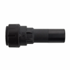 1/2 x 3/8" JG® Black Polysulfone Male Stem - CTS Twist Lock Reducer  PSEI062016E
