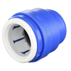 1/2" JG® Blue Polysulfone CTS Twist Lock Sealing End Cap  PSEI4620B