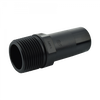 1/2 x 1/2" JG® Black Polysulfone Male Stem - Female NPT Adapter  PSEI502034E