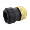 3/4 x 1/2" JG® Black Polysulfone CTS Twist Lock - Brass Female NPS Connector  PSEI602834E