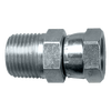 1/8 x 1/4" Steel Male NPT - Female NPSM Swivel Reducing Connector  S1120-AB