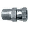3/8 x 1/4" Steel Male NPT - Female NPSM Swivel Reducing Connector  S1120-CB