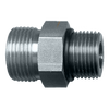 9/16"-18 x 9/16"-18 Steel Male ORFS - Male ORB Connector  S3968-46