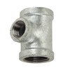 3 x 3 x 1" Sch. 40 Galvanized Iron Female NPT Reducing Tee   G08T88G-300-100