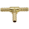 3/8" Brass Hose Barb Tee   G20BT-038