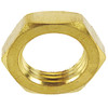 3/4" Brass NPSM Jam Nut   G0008B-12