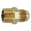 1/4 x 5/16" Brass Male NPT - Male 45° SAE Flare Connector   G1416-04-05