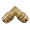 1/4 x 1/4" Brass Male 45° SAE Flare 90° Elbow   G1494-04-04