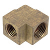 1/8 x 1/4" Brass Female 45° SAE Inverted Flare - 45° SAE Inverted Flare 90° Elbow   G0298-02-04