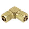 1/4" Brass DOT Compression 90° Elbow   G7090-04-04