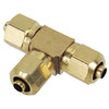 1/2" Brass DOT Compression Tee   G70T00-08-08