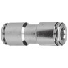 6mm Nickel Plated Brass Push-To-Connect Union   G6060PM-06M-06M