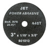 4 x 1/16 x 3/8" A46T POWER ABRASIVE T1 Cut-Off Wheel 501017