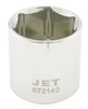 1/4" Drive x 9/32" Regular Chrome Socket - 6 Point  670109