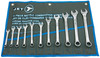 11 Pc. Metric Raised Panel Combination Wrench Set 700167