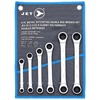 6 Pc. Long Metric Double Box End Ratchet Wrench Set  700396