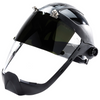 Sellstrom® DP4 Series Black Crown & Chin Guard - Sta-Clear® AF/AS Face Shield & Ratcheting Headgear - IR 8.0 Flip-Up Visor  S32281