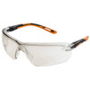 Sellstrom® XM310 Series Hard Coated Wrap Around Safety Glasses - Indoor/Outdoor - Orange-Black Arms  S71202