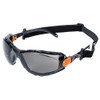 Sellstrom® XPS502 Series Sta-Clear® Coated Sealed Safety Glasses - Indoor/Outdoor - Black-Orange Frames  S71912