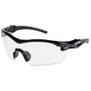 Sellstrom® XP420 Series Sta-Clear® AF/AS Wrap Around Safety Glasses - Clear - Black Frames  S72100