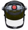 Jackson® Quad 500® Series Clear Face Shield w/Flip-Up IR 5.0 Visor - 370 Speed Dial® Headgear - Anti-Fog  14230