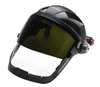 Jackson® Quad 500® Series Clear Face Shield w/Flip-up IR 5.0 Visor - Hard Hat Slot Adaptor  14235