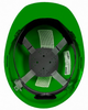 Jackson® SC-6 Series Premium Front Brim Slotted Hard Hat - 370 Speed Dial® Headgear - Non-Vented - Green  14837