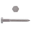 3/8" x 2-1/2" 18.8 Stainless Steel Hex Head Lag Bolt 25 Pc.   5003-498