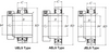 1-3/8" Cylindrical Insert Wide Eccentric Locking Collar Ball Bearing - Ring Groove Only  UELS207-106D1N