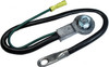 4 AWG @ 20" Black Side Post Battery Cable w/Lead  6227-0-11