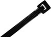 100 Pc. 17" 50 lb. Black Standard Cable Tie  7289-36